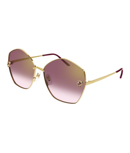 Lunettes de Soleil Cartier CT0356S 003 Or