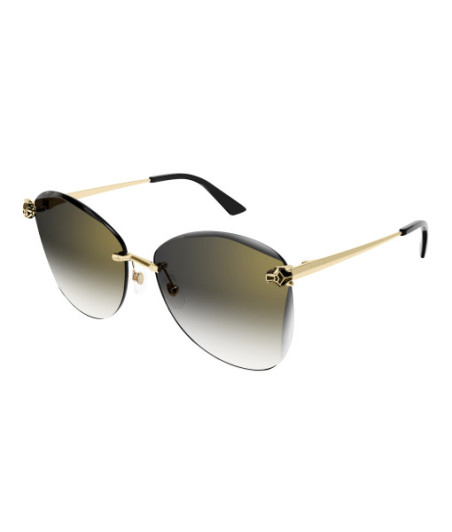 Lunettes de Soleil Cartier CT0398S 001 Or