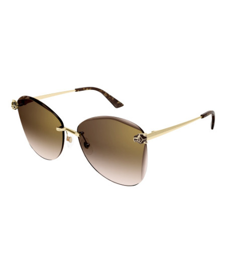 Lunettes de Soleil Cartier CT0398S 002 Or