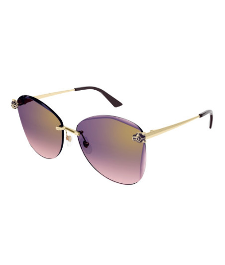 Lunettes de Soleil Cartier CT0398S 003 Or