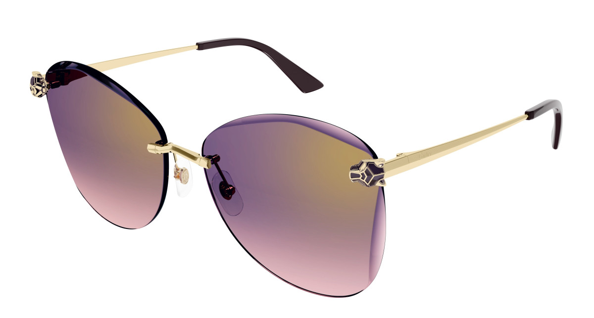 Lunettes de Soleil Cartier CT0398S 003 Or