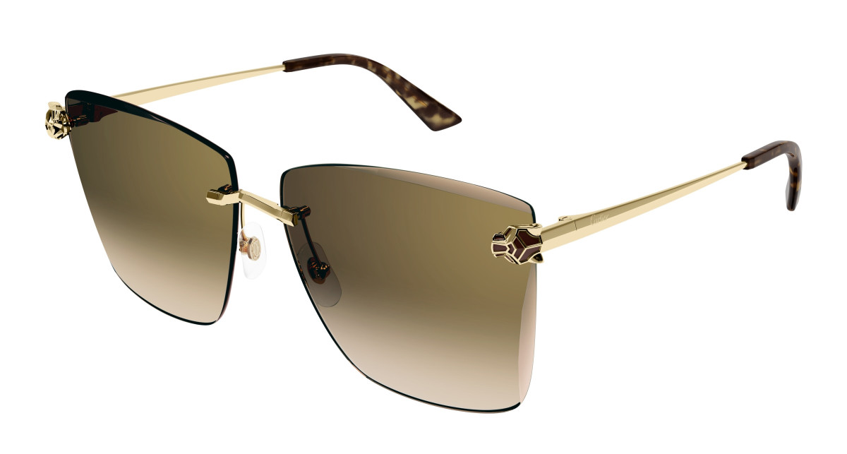 Lunettes de Soleil Cartier CT0397S 002 Or