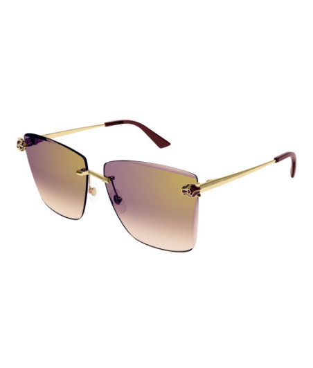 Lunettes de Soleil Cartier CT0397S 003 Or