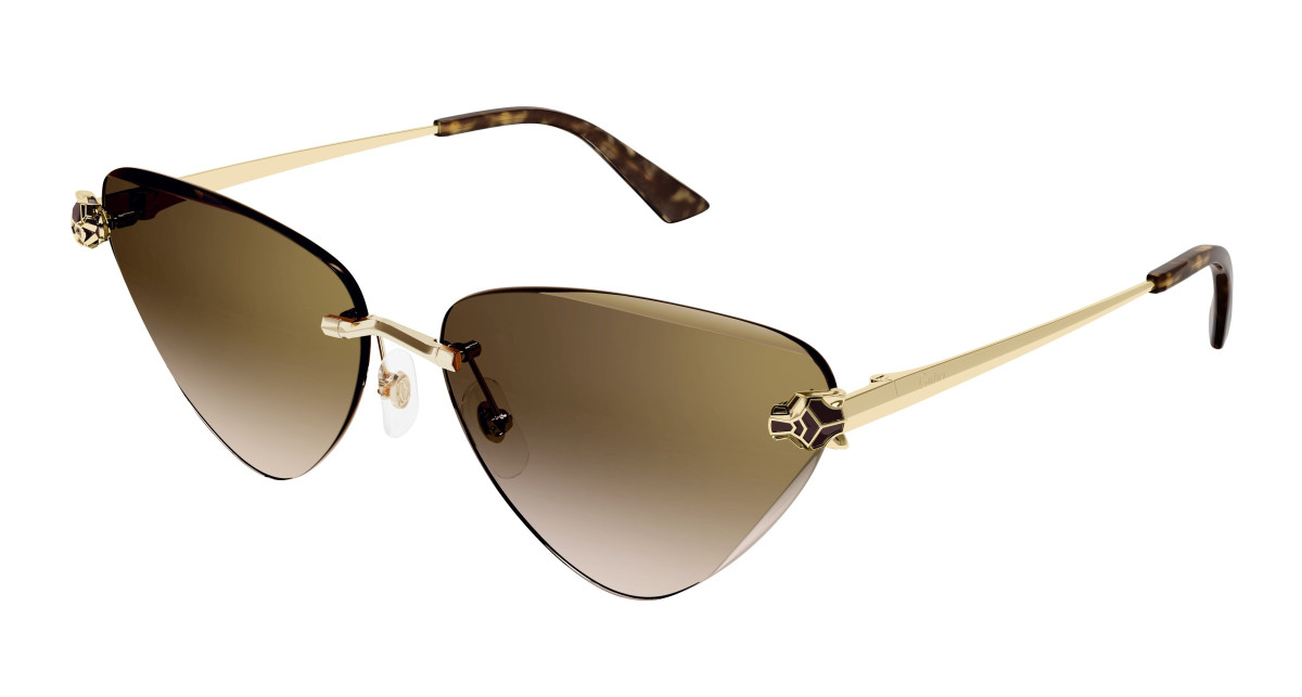 Lunettes de Soleil Cartier CT0399S 002 Or