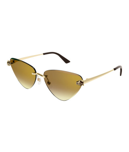 Lunettes de Soleil Cartier CT0399S 003 Or