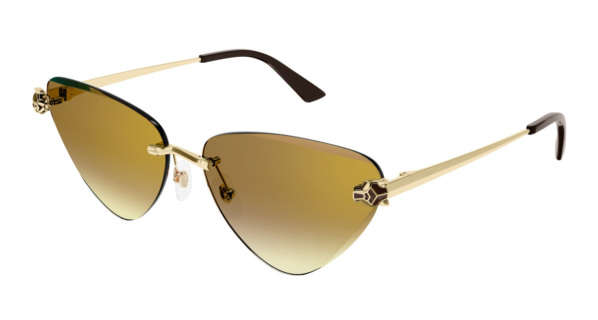 Lunettes de Soleil Cartier CT0399S 003 Or