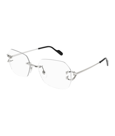 Lunettes de Vue Cartier CT0416O 002 Argent