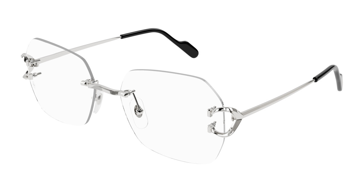 Lunettes de Vue Cartier CT0416O 002 Argent