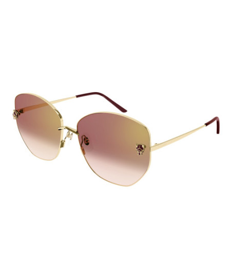 Lunettes de Soleil Cartier CT0400S 003 Or