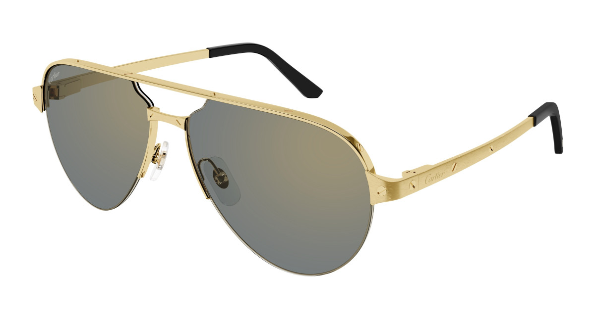 Lunettes de Soleil Cartier CT0386S 003 Or