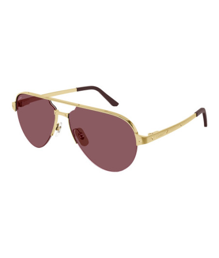 Lunettes de Soleil Cartier CT0386S 004 Or