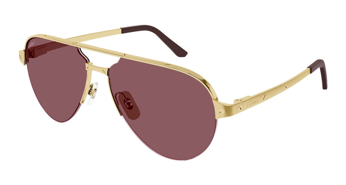 Lunettes de Soleil Cartier CT0386S 004 Or