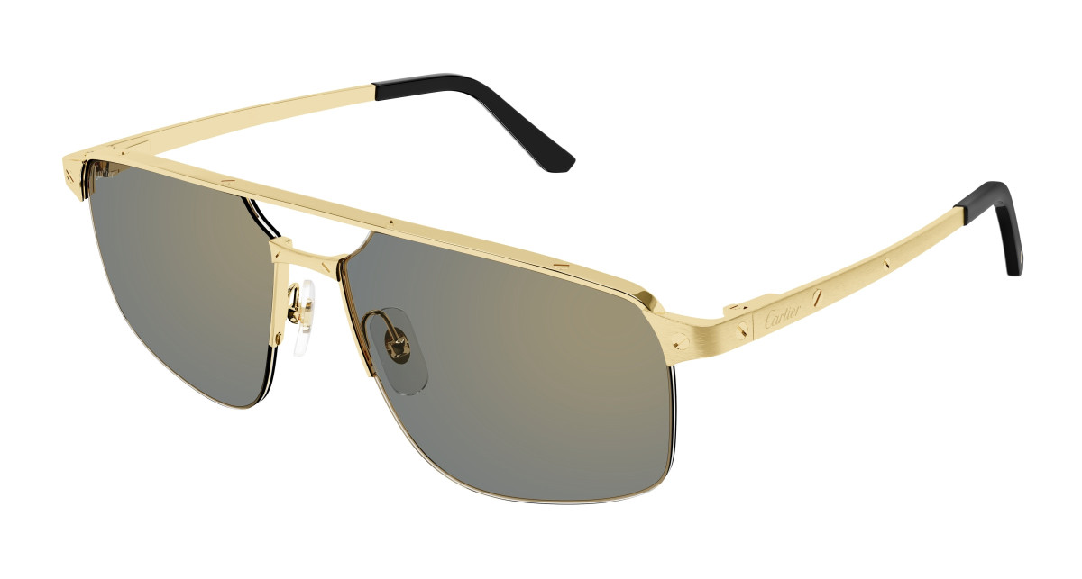 Lunettes de Soleil Cartier CT0385S 003 Or