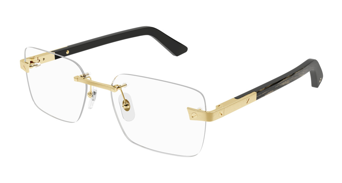 Lunettes de Vue Cartier CT0411O 001 Or