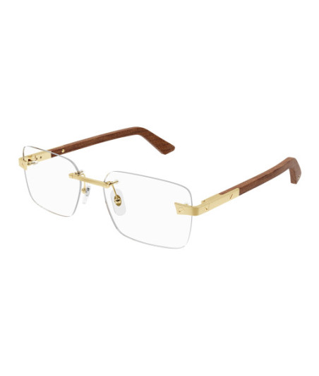 Lunettes de Vue Cartier CT0411O 002 Or