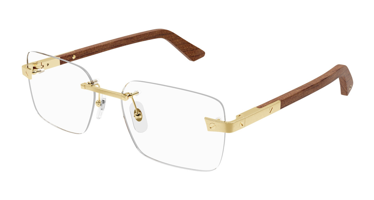 Lunettes de Vue Cartier CT0411O 002 Or