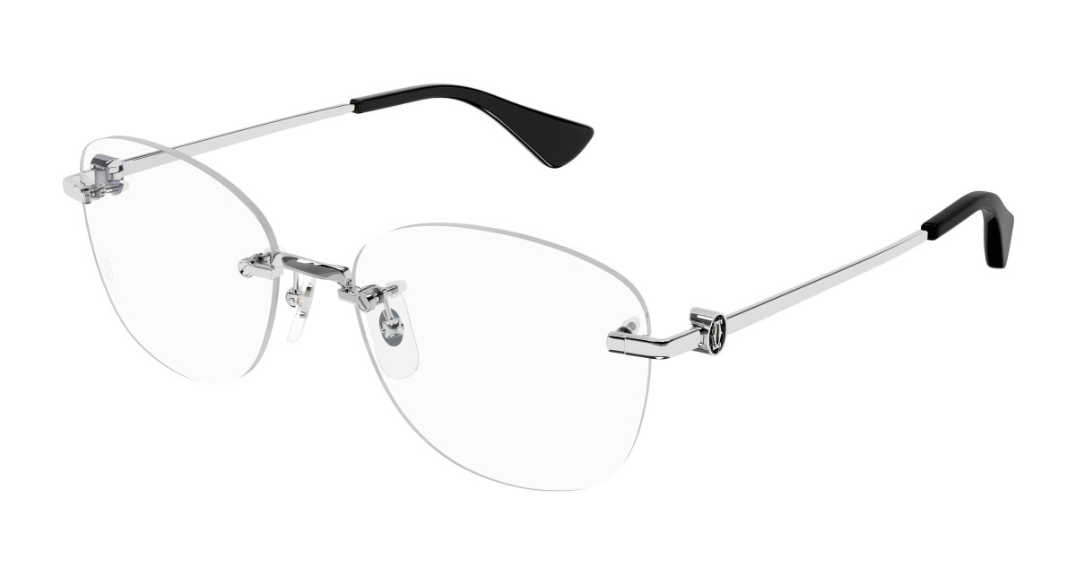 Lunettes de Vue Cartier CT0414O 002 Argent