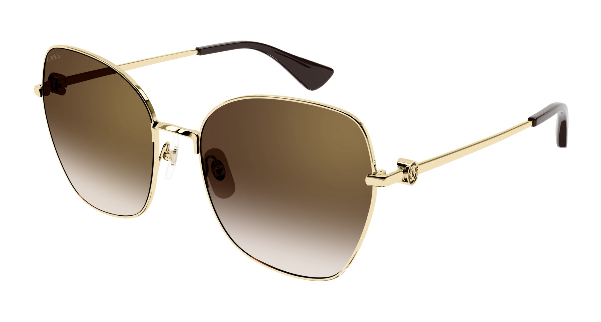 Lunettes de Soleil Cartier CT0402S 002 Or