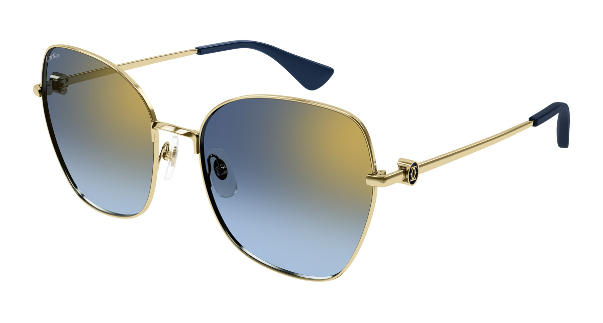 Lunettes de Soleil Cartier CT0402S 006 Or