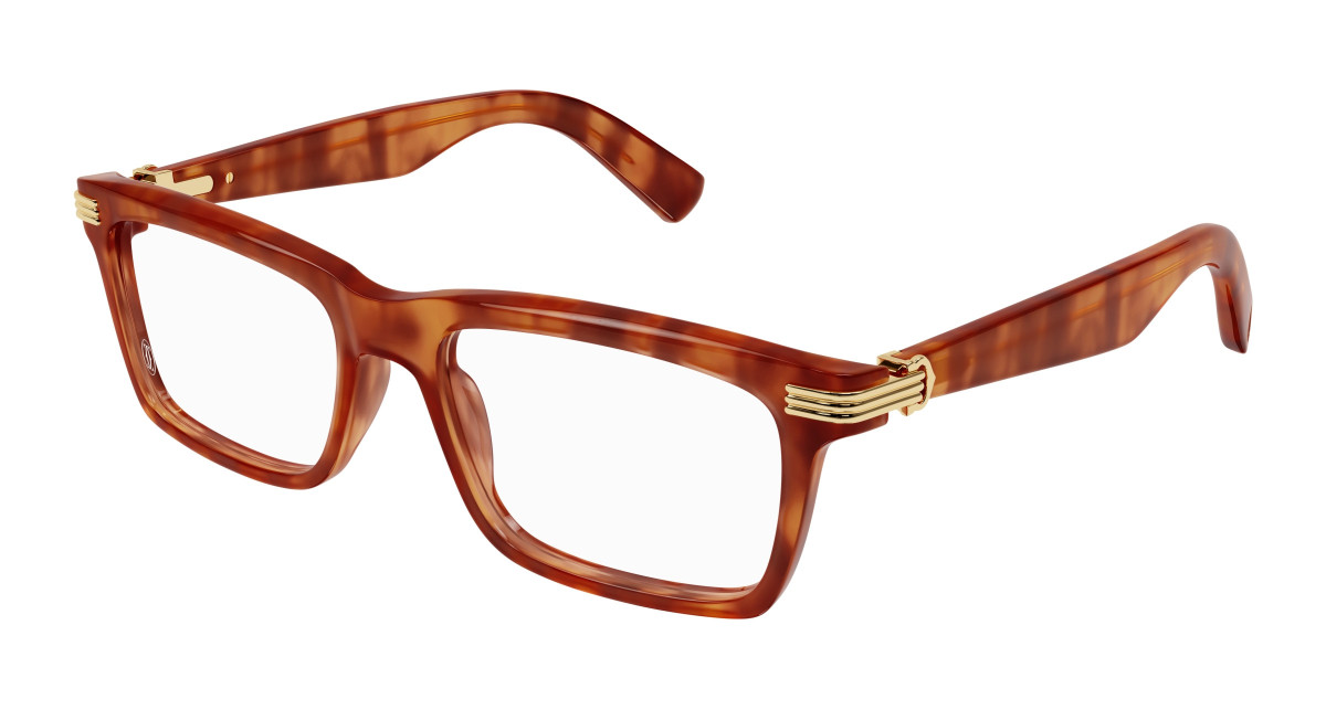 Lunettes de Vue Cartier CT0420O 004 Ocre