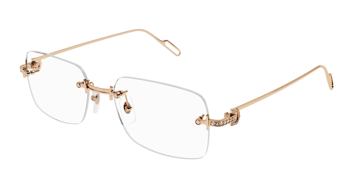 Lunettes de Vue Cartier CT0421O 001 Cuivre