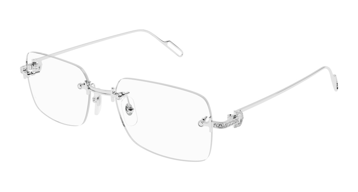 Lunettes de Vue Cartier CT0421O 003 Argent