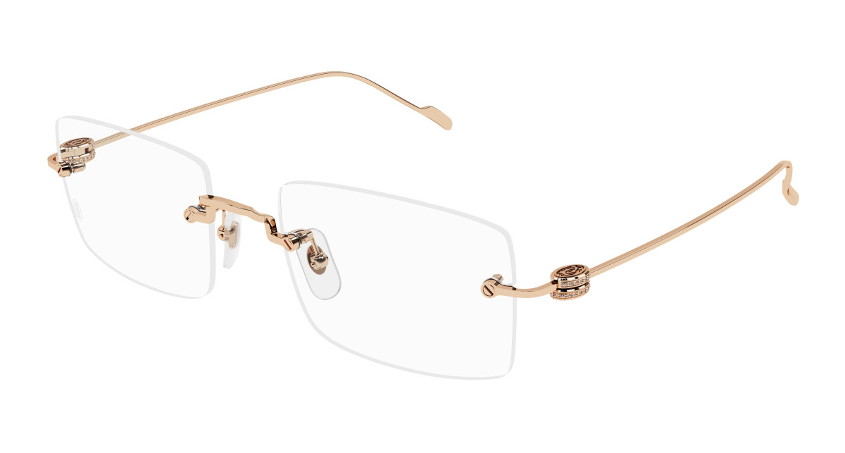 Lunettes de Vue Cartier CT0422O 001 Cuivre