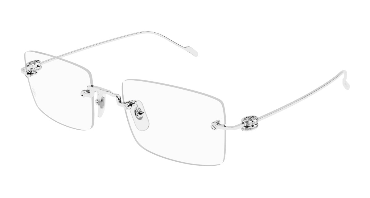 Lunettes de Vue Cartier CT0422O 003 Argent