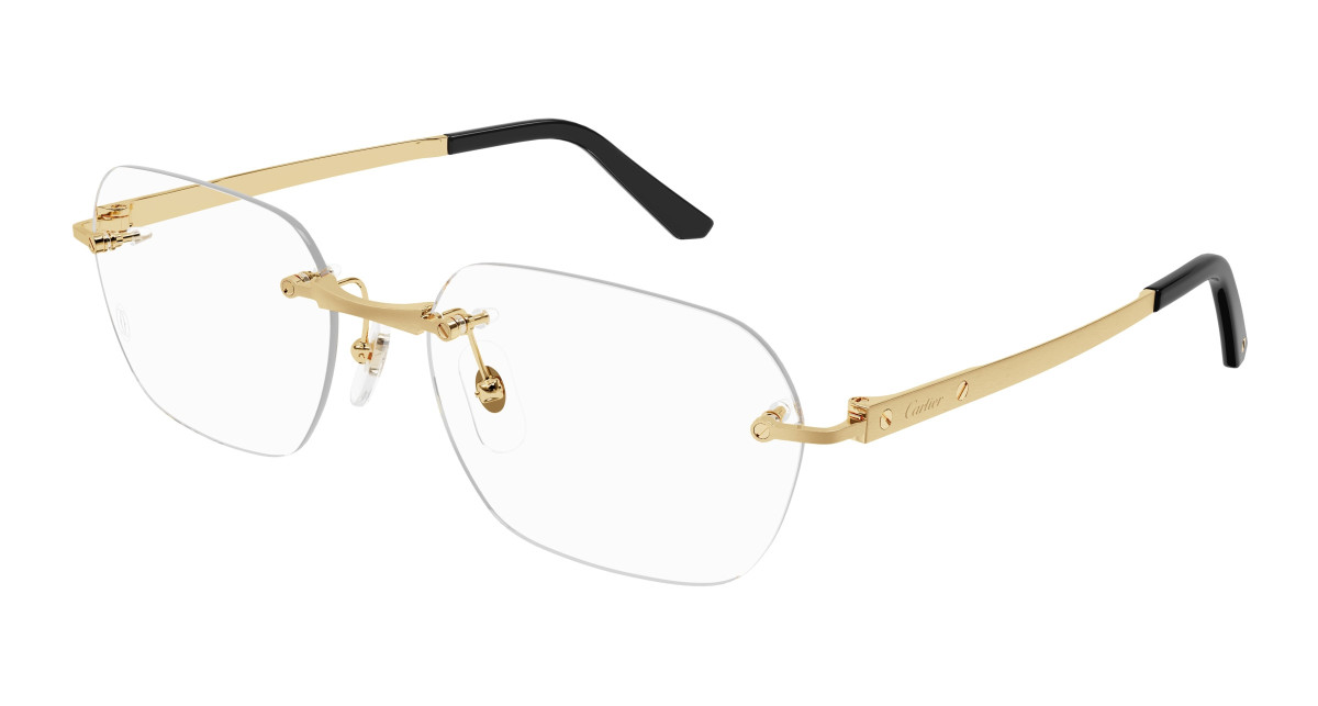 Lunettes de Vue Cartier CT0407O 001 Or