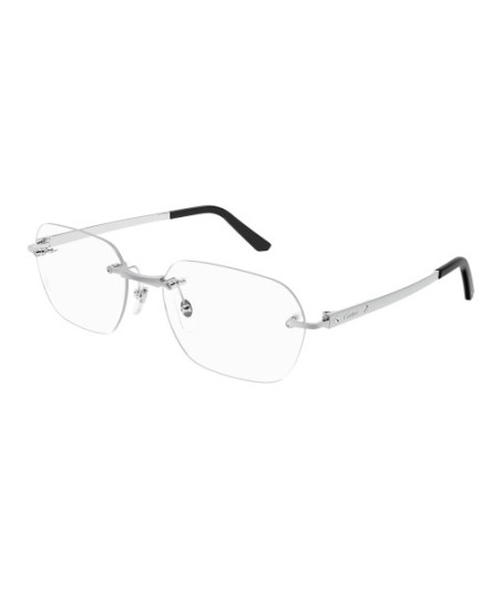 Lunettes de Vue Cartier CT0407O 002 Argent