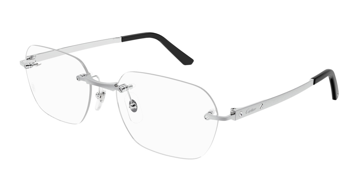 Lunettes de Vue Cartier CT0407O 002 Argent