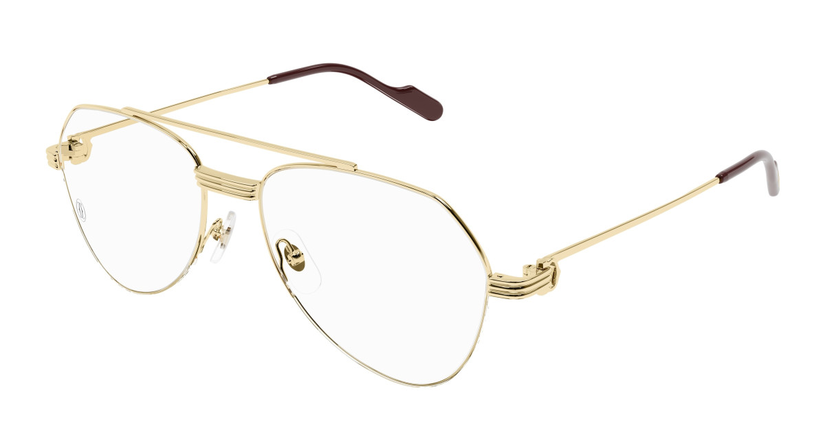 Lunettes de Vue Cartier CT0409O 001 Or