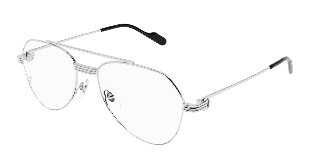 Lunettes de Vue Cartier CT0409O 002 Argent