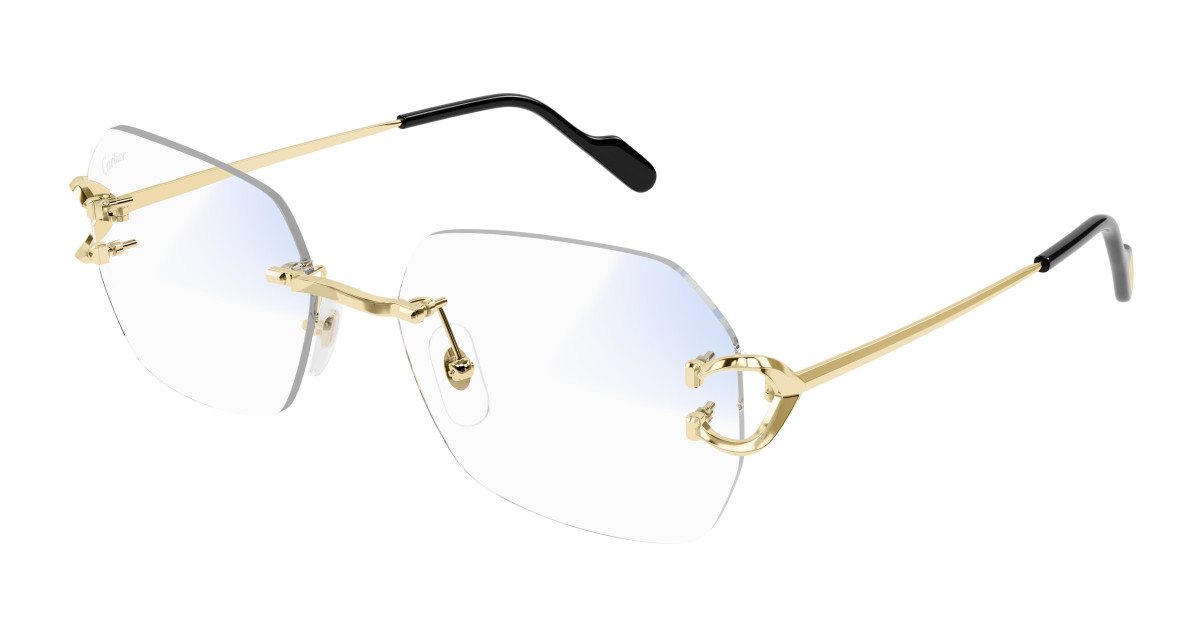 Lunettes de Soleil Cartier CT0416S 001 Or