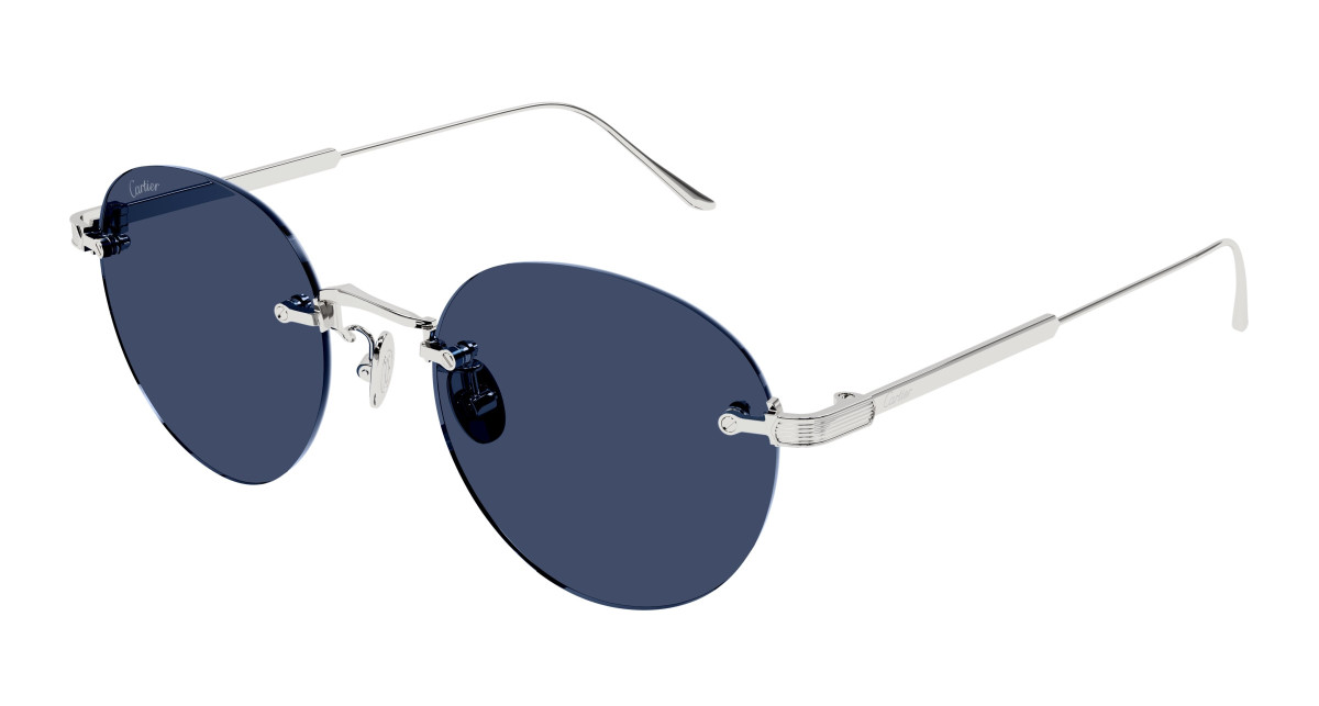 Lunettes de Soleil Cartier CT0393S 001 Argent