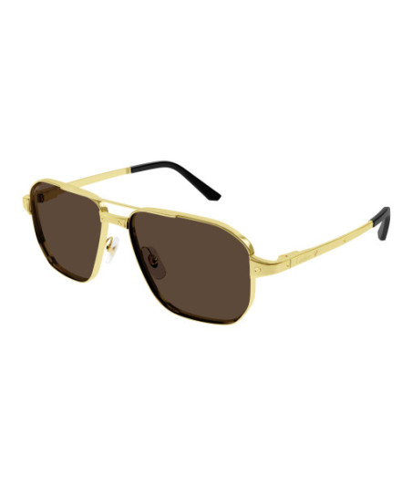 Lunettes de Soleil Cartier CT0424S 003 Or