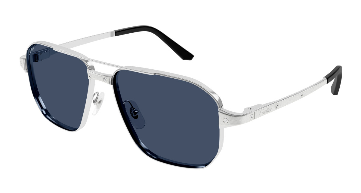 Lunettes de Soleil Cartier CT0424S 004 Argent