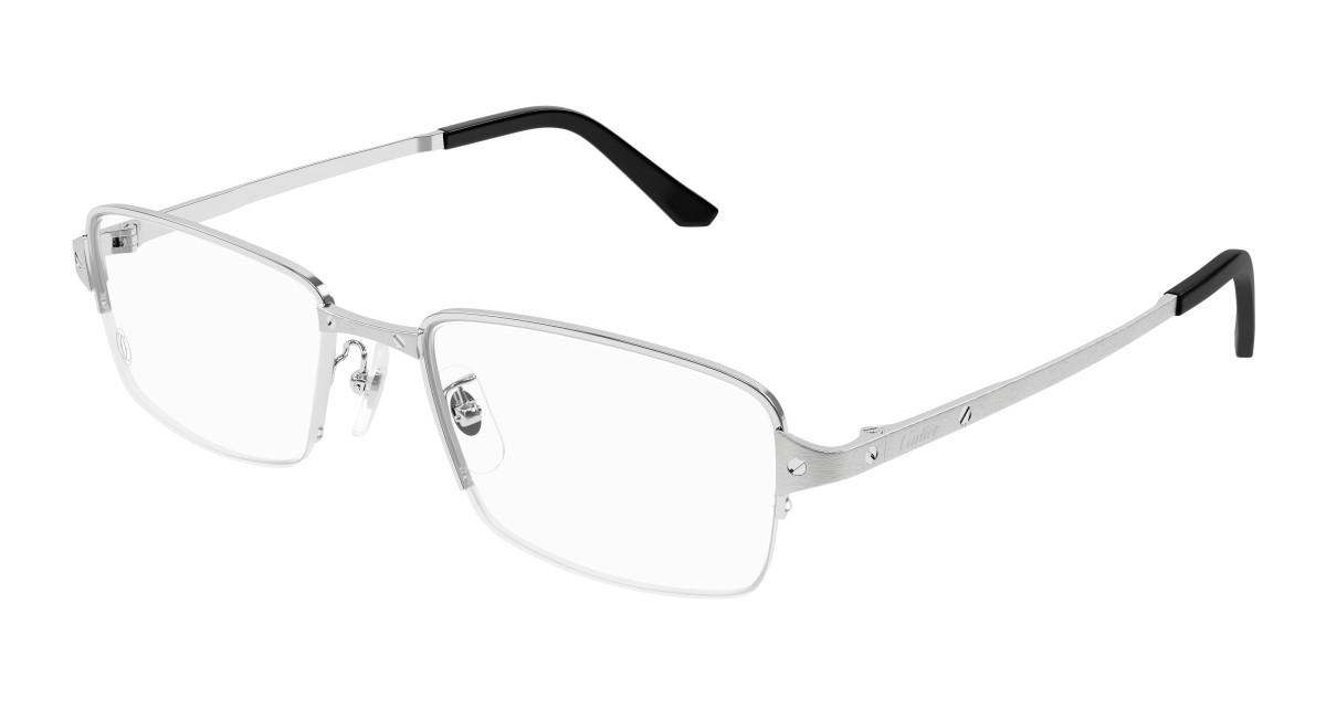 Lunettes de Vue Cartier CT0443OA 002 Argent