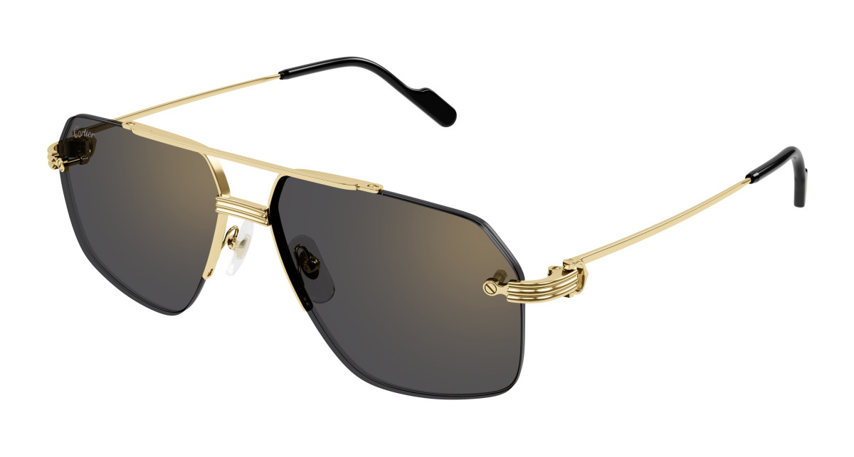 Lunettes de Soleil Cartier CT0426S 001 Or