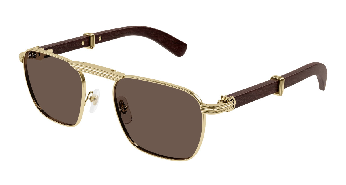 Lunettes de Soleil Cartier CT0428S 001 Or