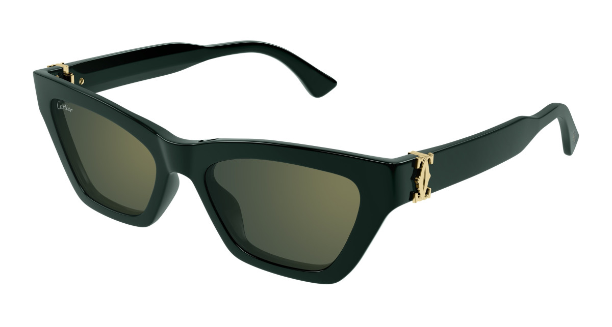 Lunettes de Soleil Cartier CT0437S 003 Vert