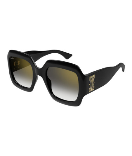 Lunettes de Soleil Cartier CT0434S 001 Noir