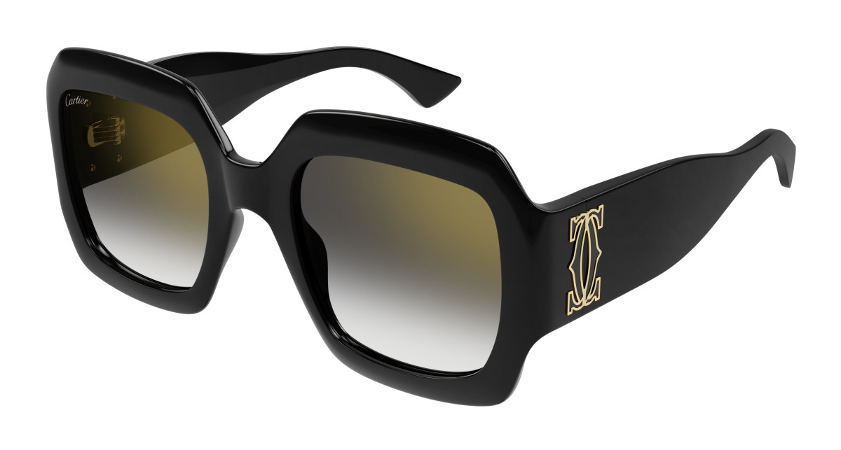 Lunettes de Soleil Cartier CT0434S 001 Noir