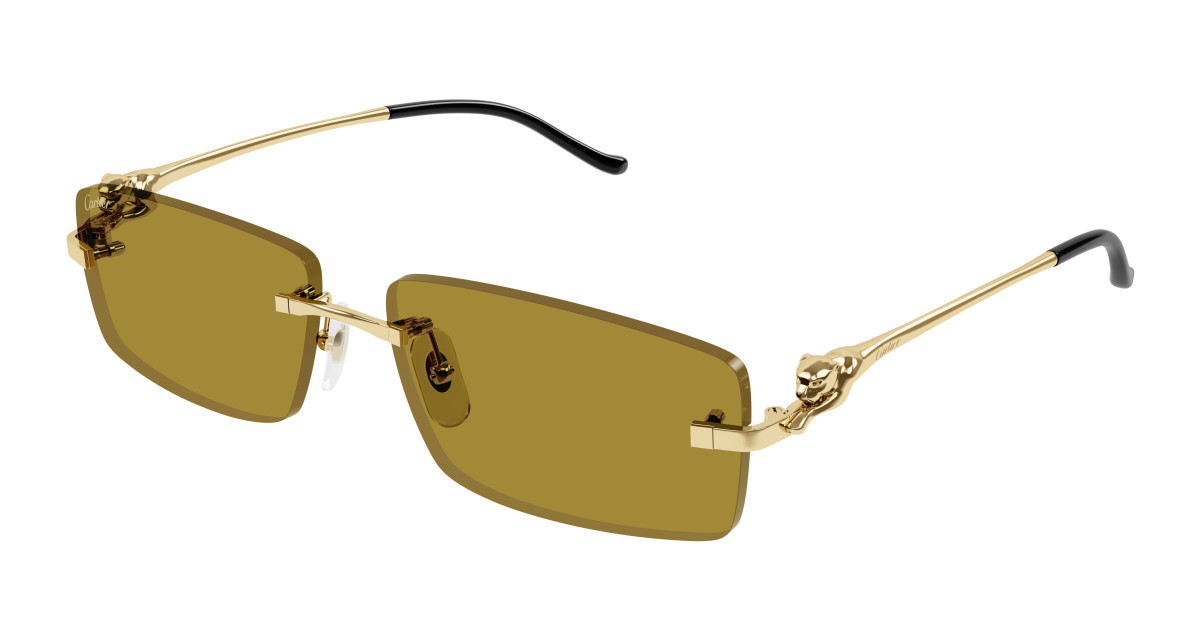 Lunettes de Soleil Cartier CT0430S 003 Or