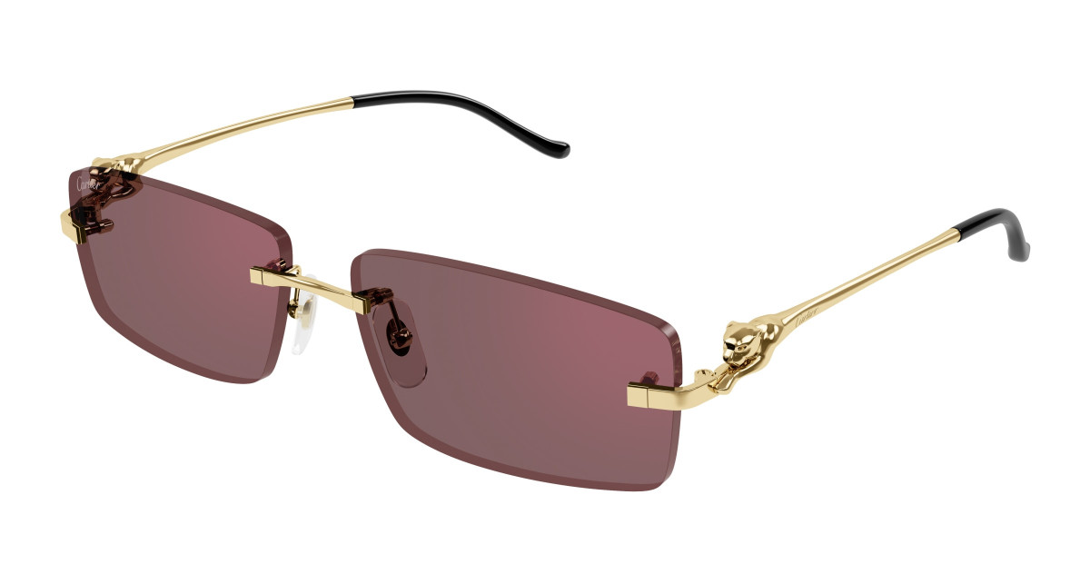 Lunettes de Soleil Cartier CT0430S 009 Or