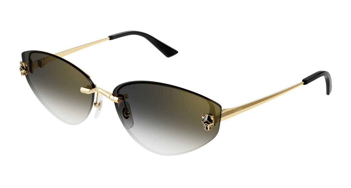 Lunettes de Soleil Cartier CT0431S 001 Or