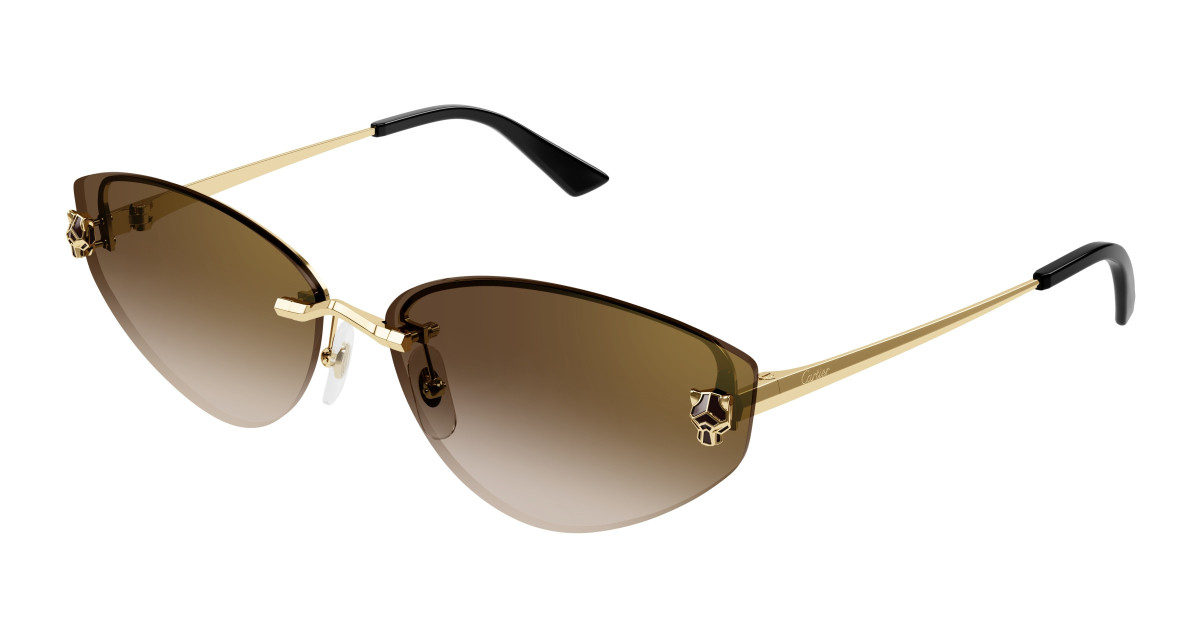 Lunettes de Soleil Cartier CT0431S 002 Or