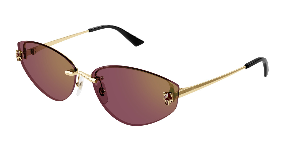 Lunettes de Soleil Cartier CT0431S 004 Or