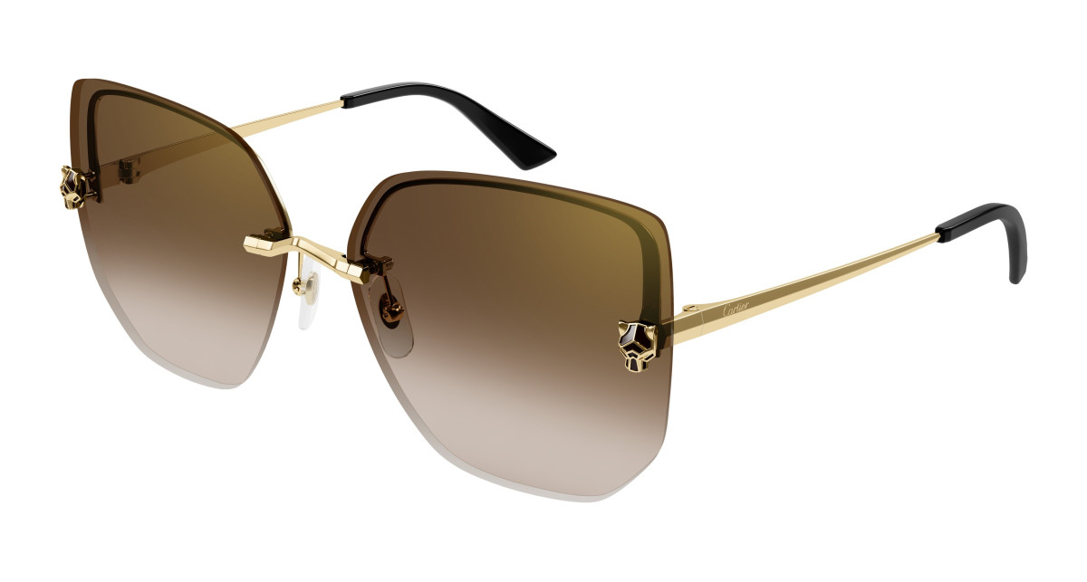 Lunettes de Soleil Cartier CT0432S 002 Or