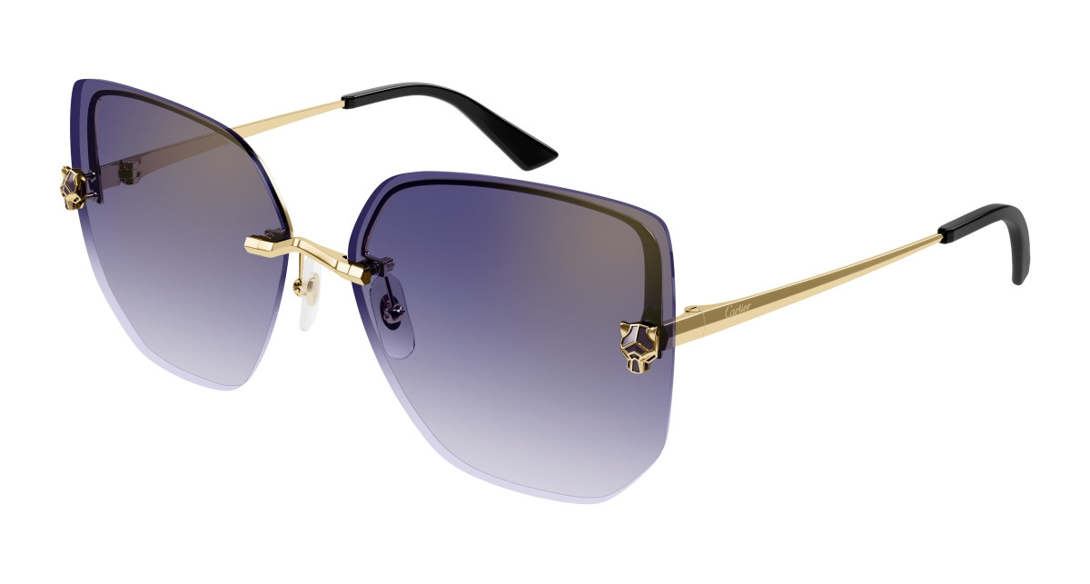 Lunettes de Soleil Cartier CT0432S 003 Or